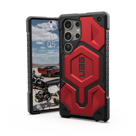 UAG Monarch Pro - obudowa ochronna do Samsung Galaxy S24 Ultra 5G z wbudowanym modułem magnetycznym (crimson)