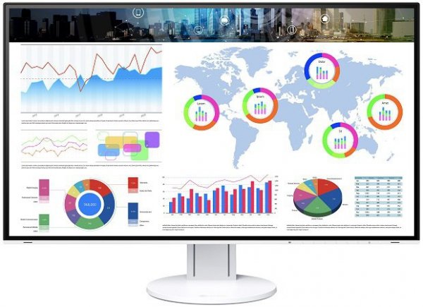 EIZO FlexScan EV3285-WT - monitor 32&quot;, 3840 x 2160, 4K UHD, 16:9, funkcje PbP i PiP (biały) OUTLET SN: 74612102