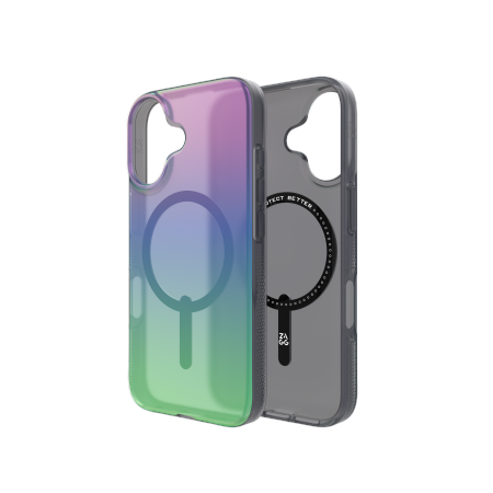 ZAGG Milan Snap - obudowa ochronna do iPhone 16 kompatybilna z MagSafe (raven feather)