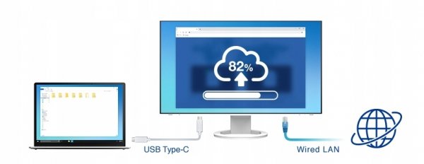 EIZO FlexScan EV2495-WT - monitor 24&quot;, 1920 x 1200, WUXGA, 16:10, z daisy chain, karta sieciowa (biały)