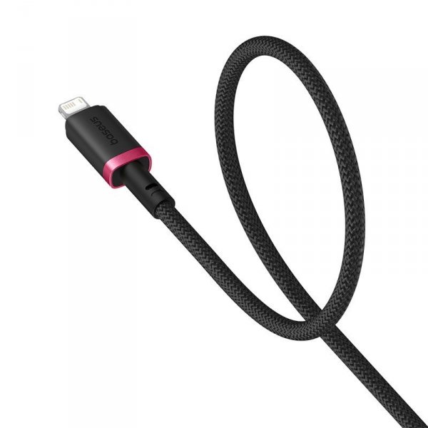 Kabel Baseus Dura 2.4A 1m (czerwono-czarny)