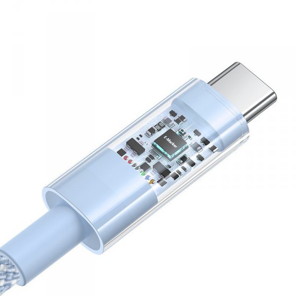Kabel Baseus Gem Typ C-Typ C 100W 2m (niebieski)