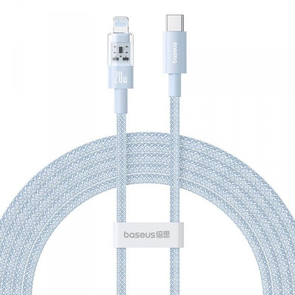 Kabel Baseus Gem USB C-IP 20W 2m (niebieski)