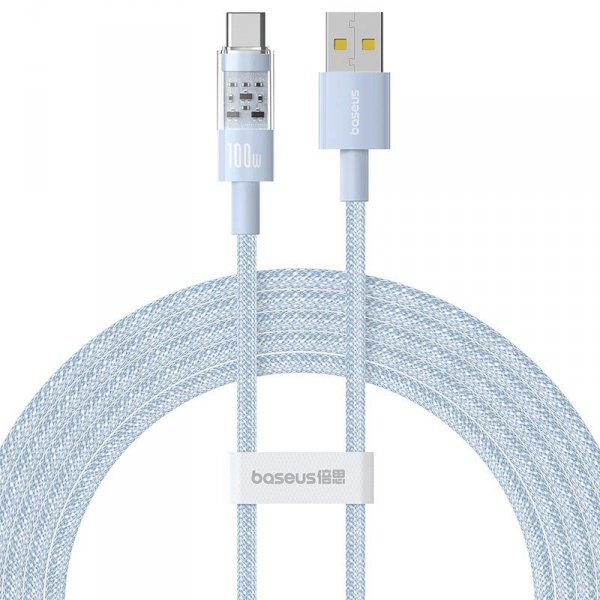 Kabel Baseus Gem USB-USB C 100W 2m (niebieski)