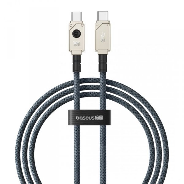 Kabel Baseus Unbreakable Typ C-Typ C 100W 1m (biały)