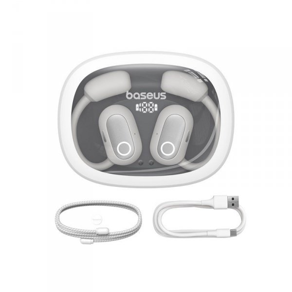 Słuchawki bezprzewodowe Baseus Eli Fit Open-Ear (biały)