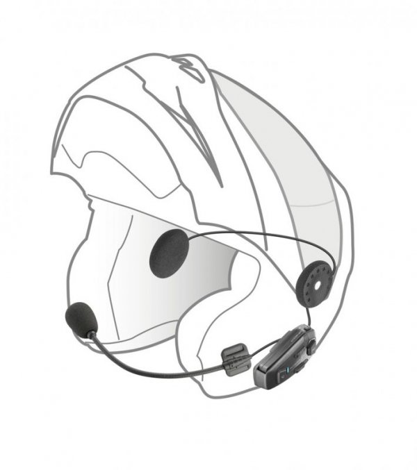 Intercom motocyklowy INTERPHONE U-COM 8R, komplet na 2 kaski