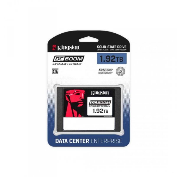 Dysk SSD Kingston DC600M 1.92TB SATA 2.5&quot; SEDC600M/1920G (DWPD 1)
