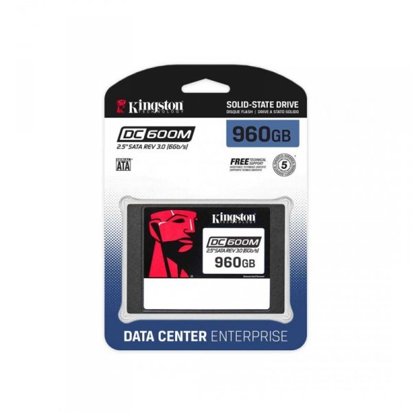 Dysk SSD Kingston DC600M 960GB SATA 2.5&quot; SEDC600M/960G (DWPD 1)