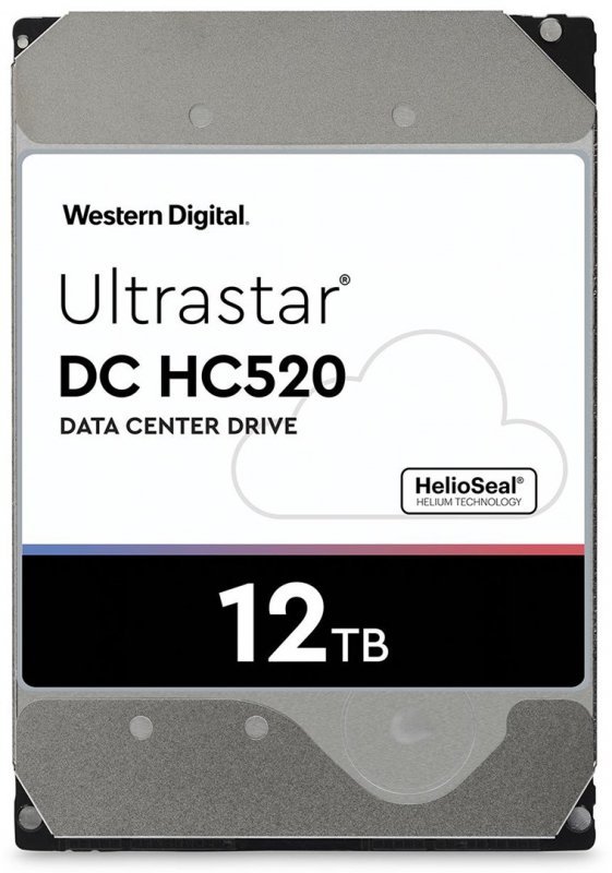 Dysk serwerowy HDD Western Digital Ultrastar DC HC520 (He12) HUH721212ALN604 (12 TB; 3.5&quot;; SATA III)