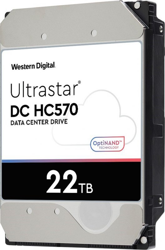 Dysk serwerowy HDD Western Digital Ultrastar DC HC570 WUH722222ALE6L4 (22 TB; 3.5&quot;; SATA)