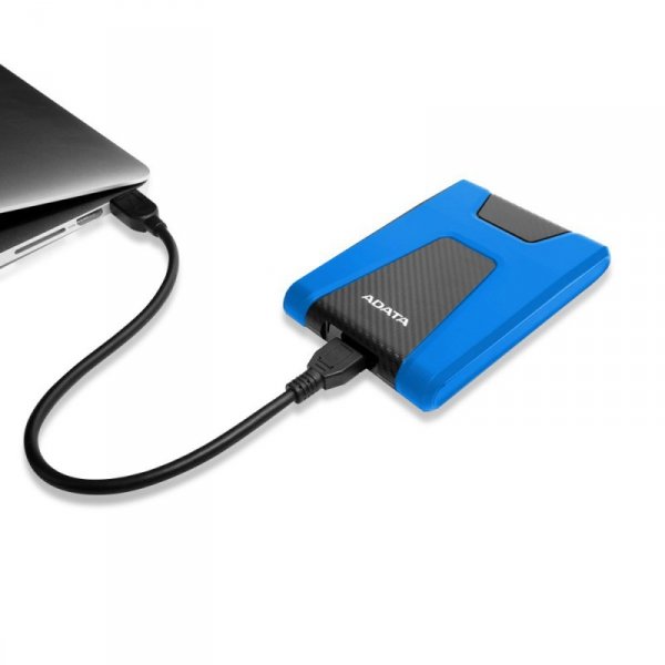 Dysk zewnętrzny HDD ADATA HD650 (1TB; 2.5&quot;; USB 3.2; niebieski)