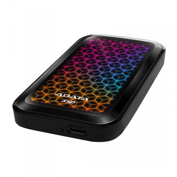 Dysk zewnętrzny SSD ADATA SE770G (512GB; 2.5&quot;; USB 3.2 Gen 2; czarny)