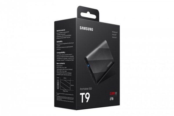 Dysk SSD Samsung T9 2TB MU-PG2T0B/EU