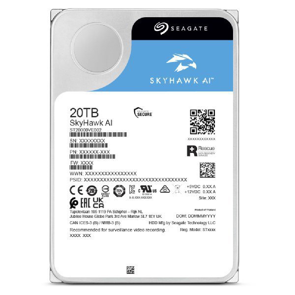 Dysk twardy HDD Seagate Skyhawk AI 16TB 3,5&quot; SATA ST16000VE004