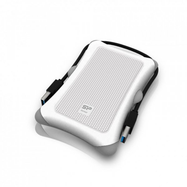 Dysk zewnętrzny HDD Silicon Power Armor A30 (1TB; 2.5&quot;; USB 3.2; 5400 obr/min; White; SP010TBPHDA30S3W)