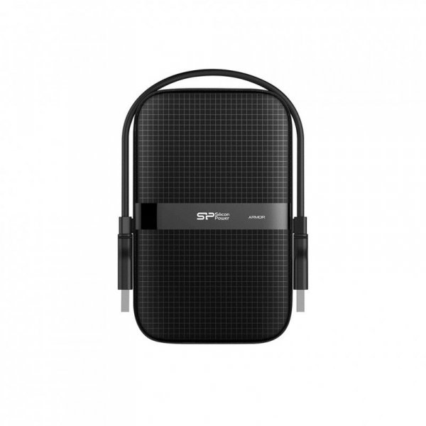 Dysk zewnętrzny HDD Silicon Power Armor A60 (4TB; 2.5&quot;; USB 3.2; 5400 obr/min; Black; SP040TBPHDA60S3A)