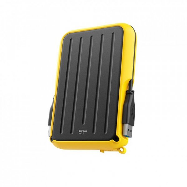 Dysk zewnętrzny HDD Silicon Power Armor A66 (1TB; 2,5&quot;; USB 3.2; Yellow; SP010TBPHD66SS3Y)
