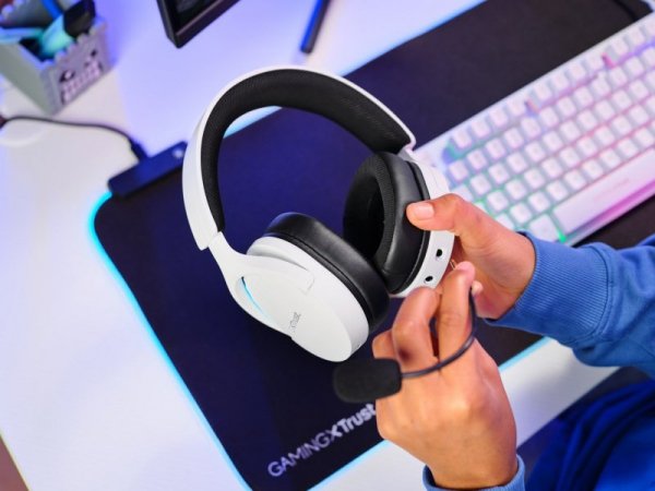 Słuchawki gamingowe Trust GXT 491W FAYZO WIRELESS White