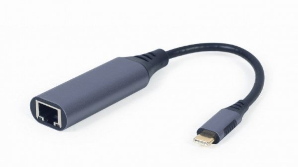 GEMBIRD ADAPTER USB-C -&gt; LAN RJ-45 1GB NA KABLU
