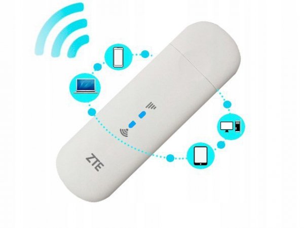 Modem  ZTE LTE MF79U (kolo biały)