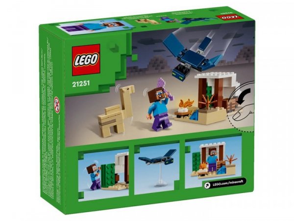 LEGO Minecraft 21251 Pustynna wyprawa Steve’a