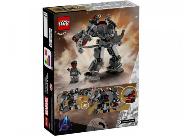 LEGO Super Heroes 76277 Mechaniczna zbroja War Machine