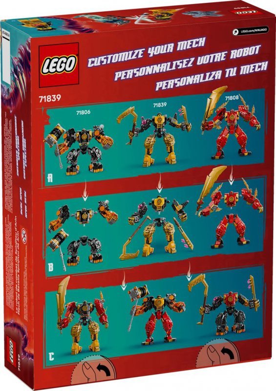 LEGO NINJAGO 71839 ARIN&#039;S SPINJITZU BATTLE MECH