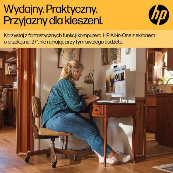 HP 27-cr0232nw AIO Ryzen 5 7520U 27.0&quot;FHD IPS AG 300nits 16GB DDR5 SSD512 Radeon 610M LAN Win11 2Y Shell White