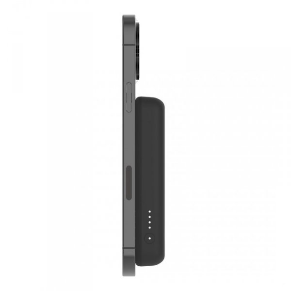 Powerbank bezprzewodowy Belkin BoostCharge Magnetic Wireless Power Bank 5K + Stand MagSafe Compatible 5000mAh 7,5W Black