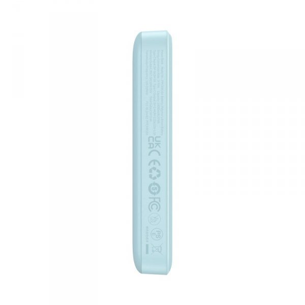 Powerbank Baseus Magnetic Mini Air Wireless 10000mAh 20W+kabel USB C-USB C (niebieski)