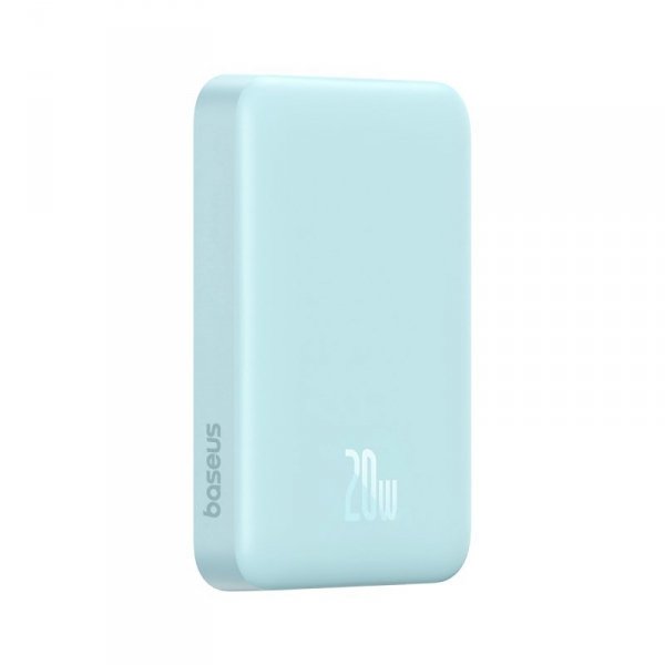 Powerbank Baseus Magnetic Mini Air Wireless 10000mAh 20W+kabel USB C-USB C (niebieski)