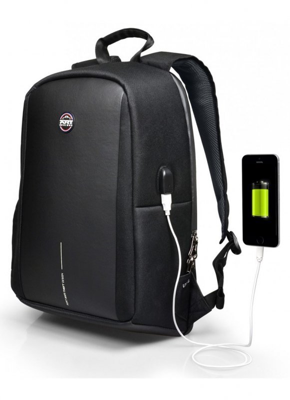Plecak na laptopa PORT DESIGNS Chicago EVO 400508 (13/15,6&quot;; Anti-Theft; kolor czarny)