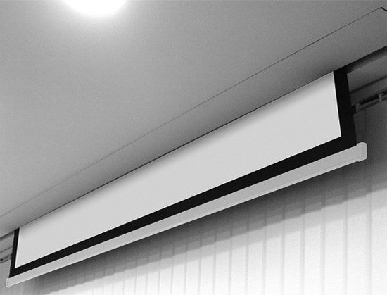 Ekran projekcyjny elektryczny AVTEK VIDEO ELECTRIC 240 (sufitowy, ścienny; rozwijane elektrycznie; 235 x 176 cm; 4:3; 115,0&quot