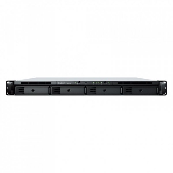NAS Synology RS822+; 1U RACK; 4x (3.5&quot; SATA HDD/2.5&quot; SATA SSD); AMD Ryzen V1500B; 2 GB DDR4 ECC SODIMM (max. 32GB), 4x