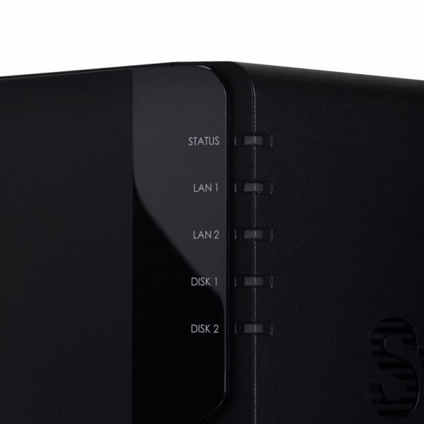 NAS Synology DS224+; Tower; 2x (3.5&quot; SATA HDD); Intel Celeron J4125;,2GB DDR4 (max. 6GB), 2x 1GbE RJ-45
