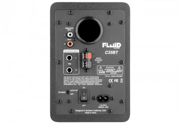 Fluid Audio C35BT - Aktywny 3.5&quot;-calowy dwudrożny monitor referencyjny studyjny z Bluetooth (para)