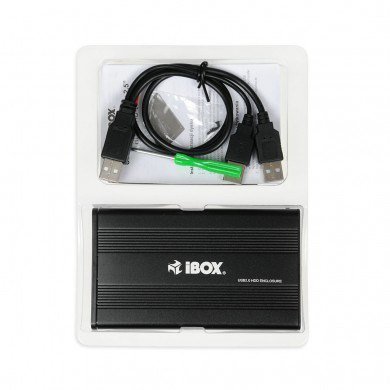 Obudowa IBOX HD-01 ZEW. 2,5&quot; USB 2.0 IEU2F01 (2.5&quot;; USB 2.0; Aluminium; kolor czarny)