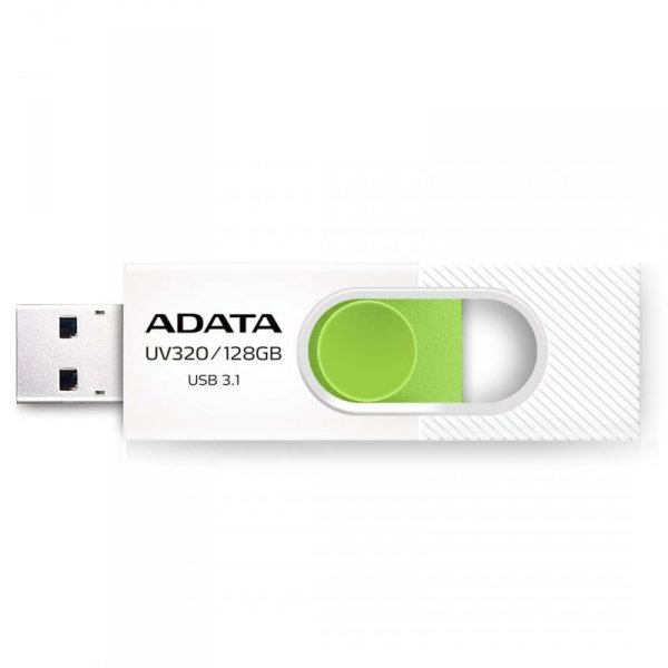 Pendrive ADATA UV320 AUV320-128G-RWHGN (128GB; USB 3.0; kolor biały)