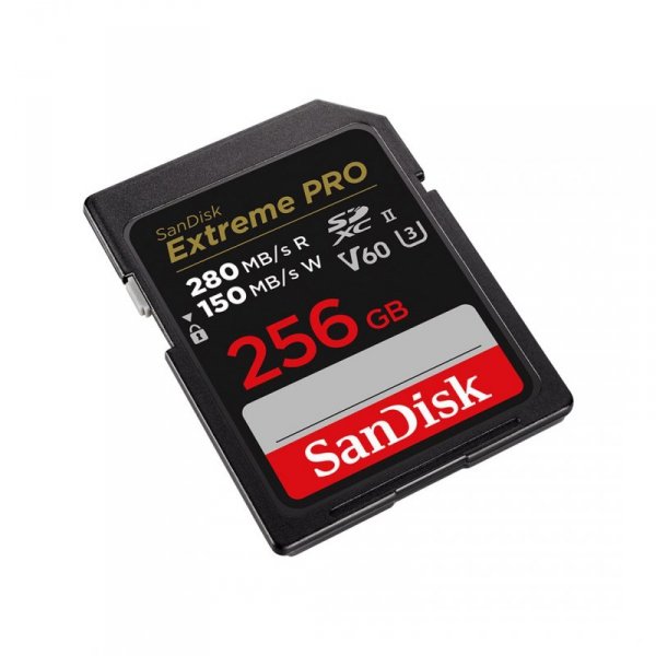 KARTA SANDISK EXTREME PRO SDXC 256GB 280/150 MB/s V60 UHS-II