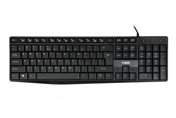 IBOX KLAWIATURA PRZEWODOWA ERIS, BLACK