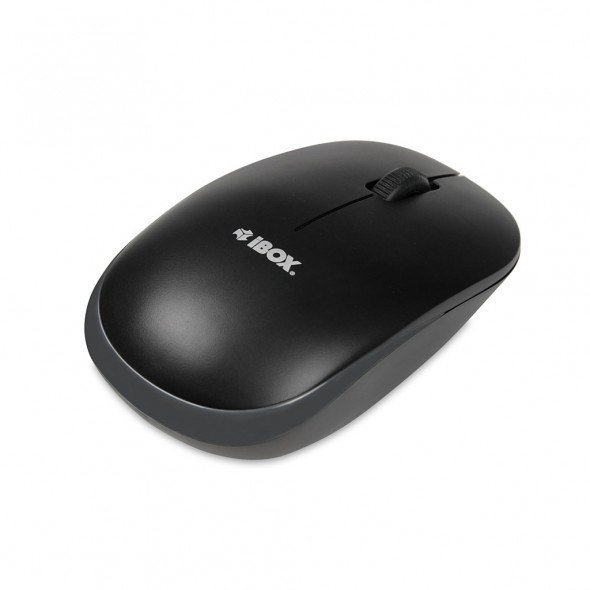 Zestaw klawiatura + mysz IBOX DESKTOP PRO KIT IKMS606W (USB 2.0; (US); kolor czarny; optyczna; 1200 DPI)