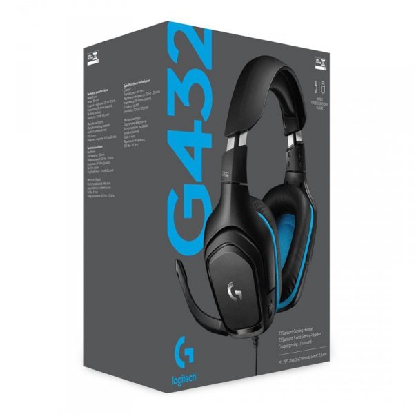 Słuchawki z mikrofonem Logitech 981-000770 (kolor czarny)
