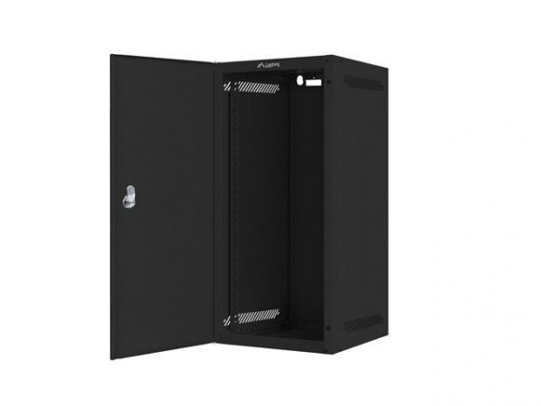 LANBERG SZAFA WISZĄCA RACK 10&quot; 12U 280X310 CZARNA, DRZWI METALOWE (FLAT PACK) WF10-2312-00B
