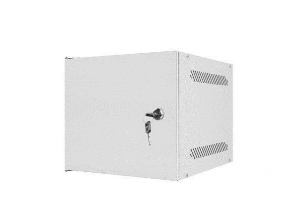 LANBERG SZAFA WISZĄCA RACK 10&quot; 4U 280X310 SZARA, DRZWI METALOWE (FLAT PACK) WF10-2304-00S