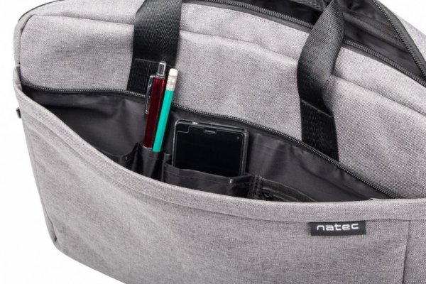 NATEC TORBA DO LAPTOPA MUSTELA 15,6&quot; SZARA