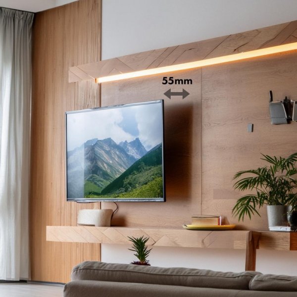 MACLEAN UCHWYT DO TELEWIZORA LUB MONITORAMAX. VESA 200X200, 23-43&quot;, 30KG, CZARNY MC-414