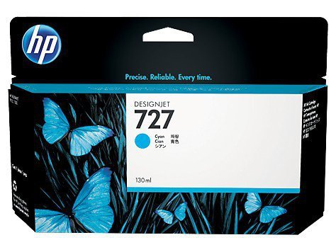 HP Inc. Tusz HP 727 130 ml Cyan B3P19A