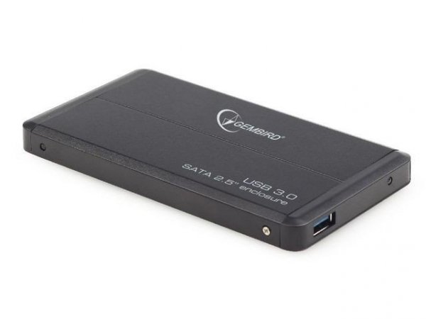 Gembird Kieszeń zewnętrzna HDD 2.5&#039;&#039; Sata USB 3.0 Black