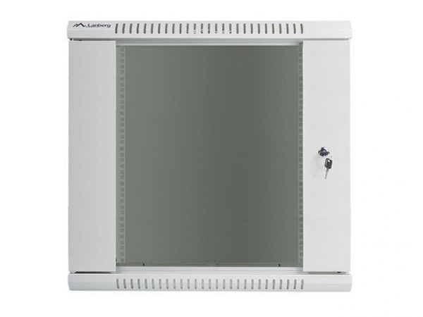 Lanberg Szafa instalacyjna wisząca 19&#039;&#039; 12U 600X450mm szara (drzwi       szklane)